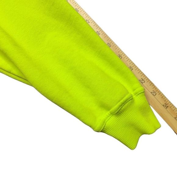 Represent Mens S Hoodie Gold Lime Green Angel Graphic Print - Picture 15 of 15